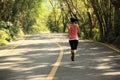 Healthy lifestyle fitness sports woman running leg Royalty Free Stock Photo