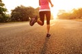 Healthy lifestyle fitness sports woman running Royalty Free Stock Photo