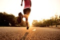 Healthy lifestyle fitness sports woman running Royalty Free Stock Photo