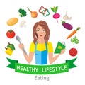 Healthy lifestyle - nutrition eating