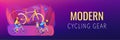 Cycling experiences concept banner header.