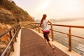 Healthy lifestyle sports woman running Royalty Free Stock Photo