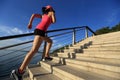 Healthy lifestyle sports woman running Royalty Free Stock Photo