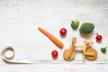 Healthy lifestyle vegetarian food on the bike abstract diet and sport concept Royalty Free Stock Photo