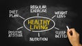 Healthy living concept Royalty Free Stock Photo