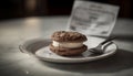 Healthy lunch bowl with biscuit and ice cream indulgence generated by AI Royalty Free Stock Photo