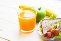 Healthy Lunch in a box Royalty Free Stock Photo