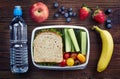 Healthy lunch box Royalty Free Stock Photo