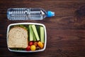 Healthy lunch box Royalty Free Stock Photo