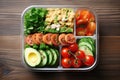 Healthy Lunch Packed In Lunch Box For Onthego