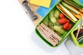 Healthy Lunchbox for school Royalty Free Stock Photo