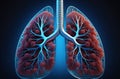 Healthy lungs, illustrating the importance of respiratory health awareness on international health observation