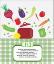 Healthy menu card