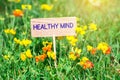 Healthy mind signboard