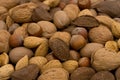 Healthy mixed nuts Royalty Free Stock Photo