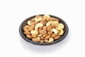 Healthy mixed nuts , Almond , Cashews nut Royalty Free Stock Photo