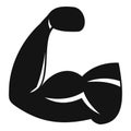 Healthy muscle icon simple vector. Sport diet