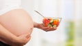 Healthy nutrition and pregnancy. Royalty Free Stock Photo