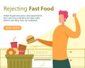 Healthy Nutrition for Weight Loss Vector Banner