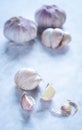 Healthy and nutritious white spicy garlic for cooking Royalty Free Stock Photo