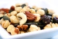 Healthy nuts in a bowl Royalty Free Stock Photo