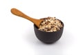 Healthy oat granola muesli cereals Royalty Free Stock Photo