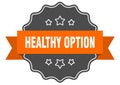 healthy option label