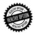 Healthy option stamp