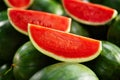 Healthy Organic Food. Watermelon Slices. Nutrition, Vitamins. Fr