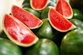 Healthy Organic Food. Watermelon Slices. Nutrition, Vitamins. Fr Royalty Free Stock Photo