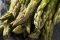 Healthy Organic Green Asparagus Stalks Royalty Free Stock Photo