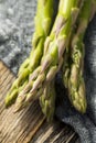 Healthy Organic Green Asparagus Stalks Royalty Free Stock Photo