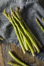 Healthy Organic Green Asparagus Stalks Royalty Free Stock Photo