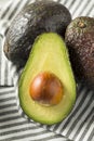 Healthy Organic Green Avocados Royalty Free Stock Photo