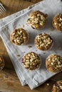 Healthy Organic Seed and Blueberry Muffins Royalty Free Stock Photo