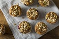 Healthy Organic Seed and Blueberry Muffins Royalty Free Stock Photo