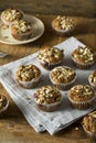 Healthy Organic Seed and Blueberry Muffins Royalty Free Stock Photo