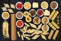 Healthy Pasta Selection Royalty Free Stock Photo