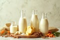Healthy Plant-Based Dairy Alternatives for Cooking and Baking Recipes Royalty Free Stock Photo