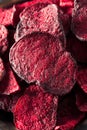 Healthy Purple Baked Beet Chips Royalty Free Stock Photo