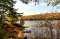 Autumn landscape at Mauricie Park Royalty Free Stock Photo