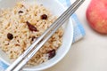 Healthy red unpolished rice