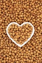 Healthy Roasted Chickpeas High in Fibre Royalty Free Stock Photo