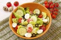 Healthy salad with vegetables Royalty Free Stock Photo