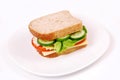 Healthy sandwich Royalty Free Stock Photo