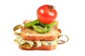 Healthy sandwitch Royalty Free Stock Photo