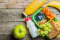 Healthy school lunch box Royalty Free Stock Photo