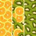 Healthy sliced citruses Royalty Free Stock Photo