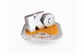 KG icon and scale 3D graphic symbolizing weight, obesity and diet