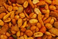 Healthy spicy trail mix background